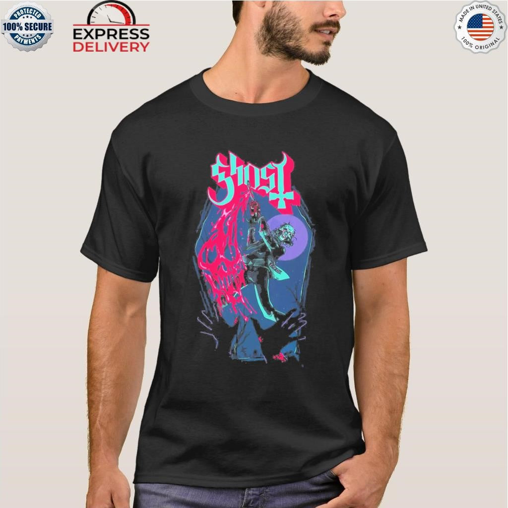 Ghost Metal Halloween Shirt