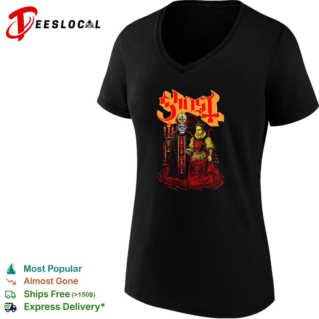 Ghost band cardinal and nun throne shirt