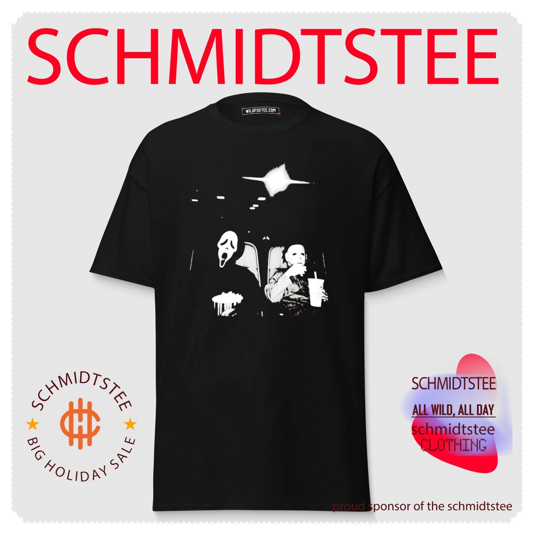 Ghostface and Michael Myers at the Movies shirt
