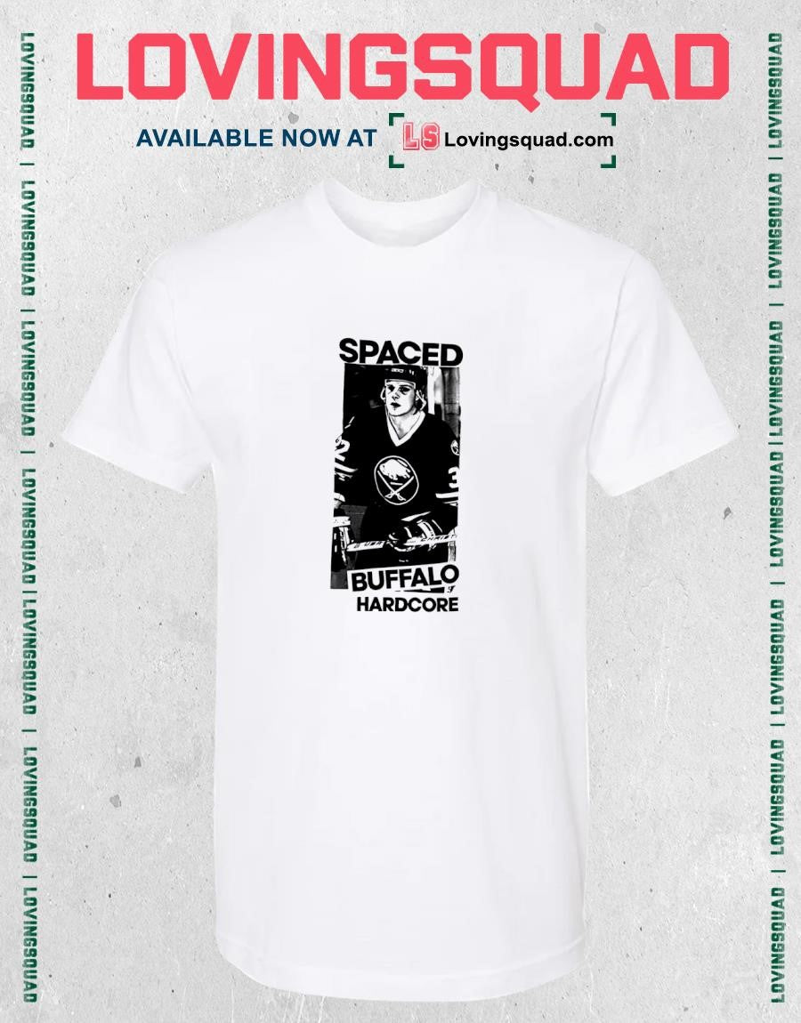 Gilbert Perreault Buffalo Sabres Spaced Buffalo Hardcore T-shirt