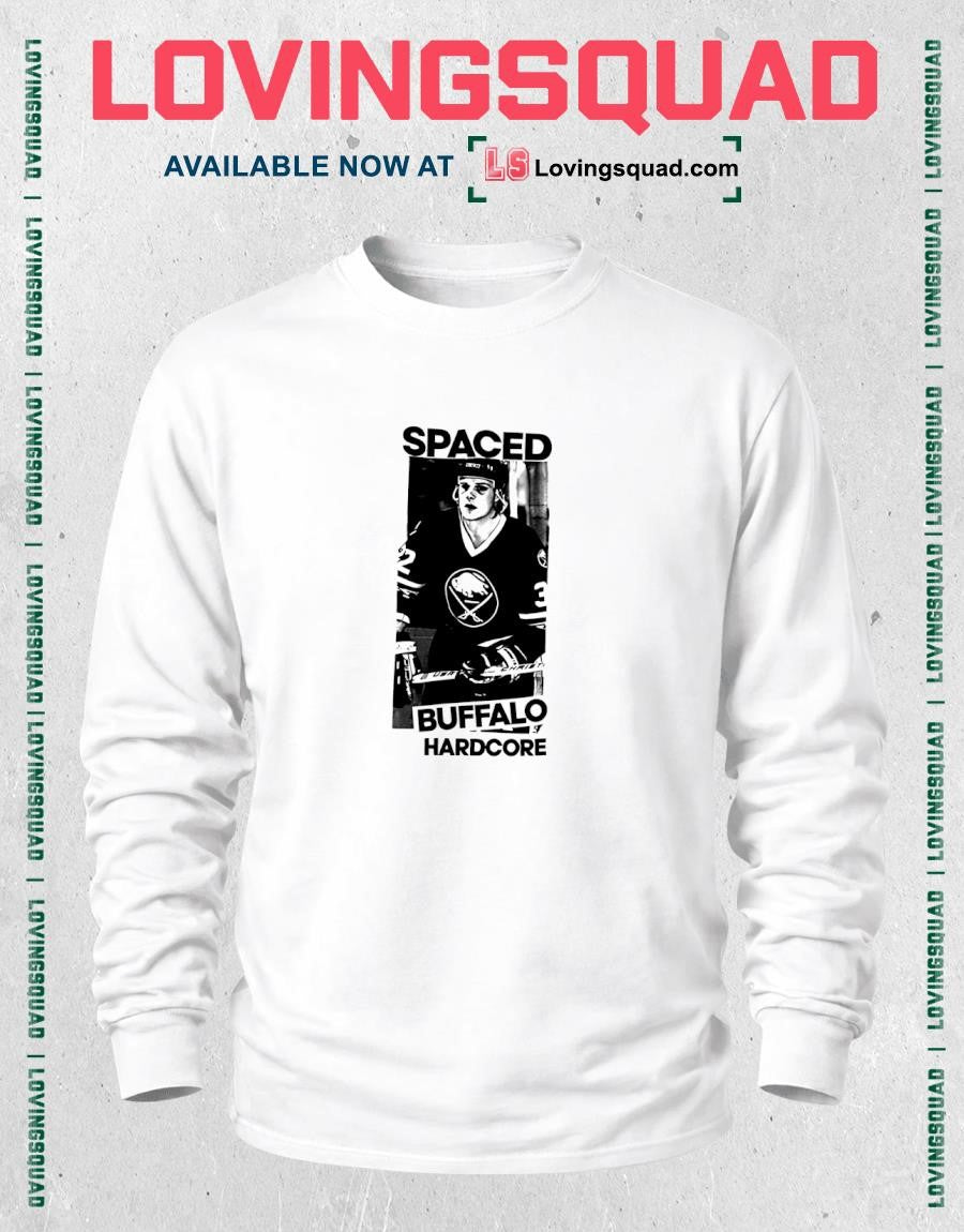 Gilbert Perreault Buffalo Sabres Spaced Buffalo Hardcore T-shirt