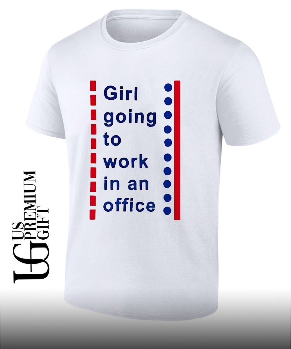Girl going to work in an office shirt
