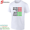 Girlfriend boyfriend friend drinking smoking twerking vintage shirt