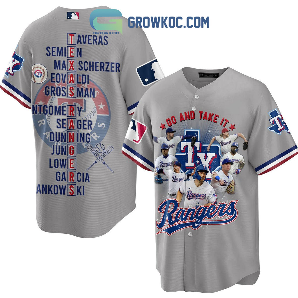 Go And Take It Rangers Baseball Jersey