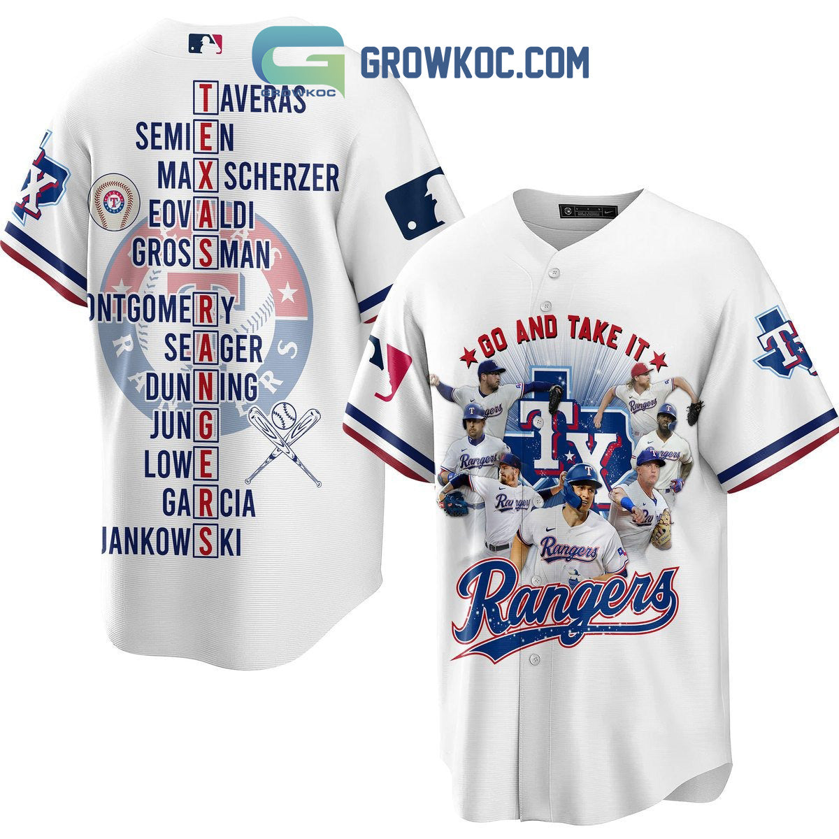 Go And Take It Rangers Baseball Jersey
