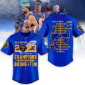 Go Nuggets 2023 NBA Finals Champions Bring It In Blue Design Baseball Jersey