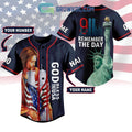 God Bless The USA November 9 Remember The Day Personalized Baseball Jersey