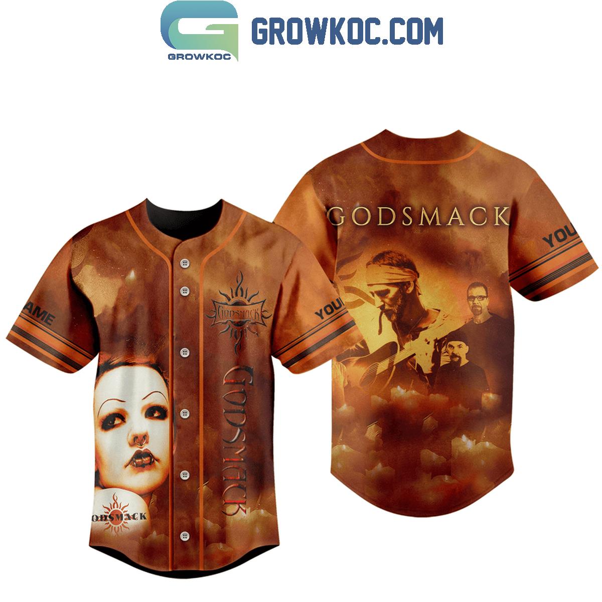 Godsmack Under Your Scars Fan Personalized Baseball Jersey