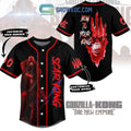 Godzilla Kong The New Empire Scar King Born To Your King Personalized Baseball Jersey