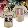 Gojira And Mastodon The Mega Monsters Tour 2023 Baseball Jersey