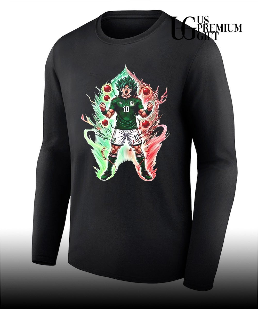Goku Saiyan Mexico World Cup 2026 shirt