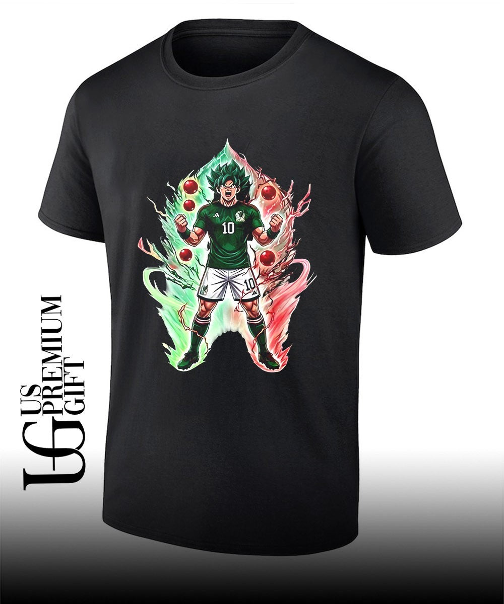 Goku Saiyan Mexico World Cup 2026 shirt