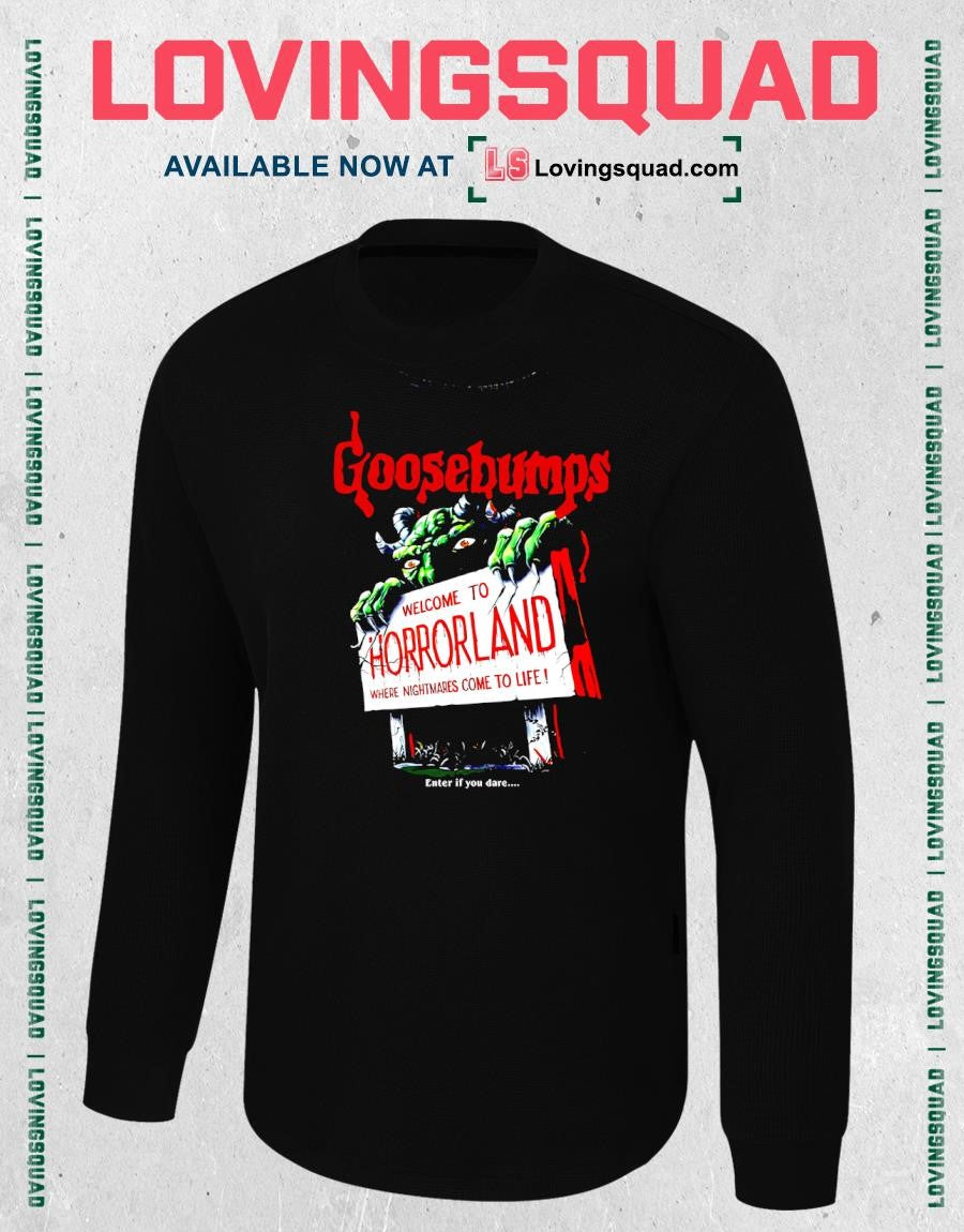 Goosebumps Welcom To Horrorland Bedtime Retro Scary T-shirt