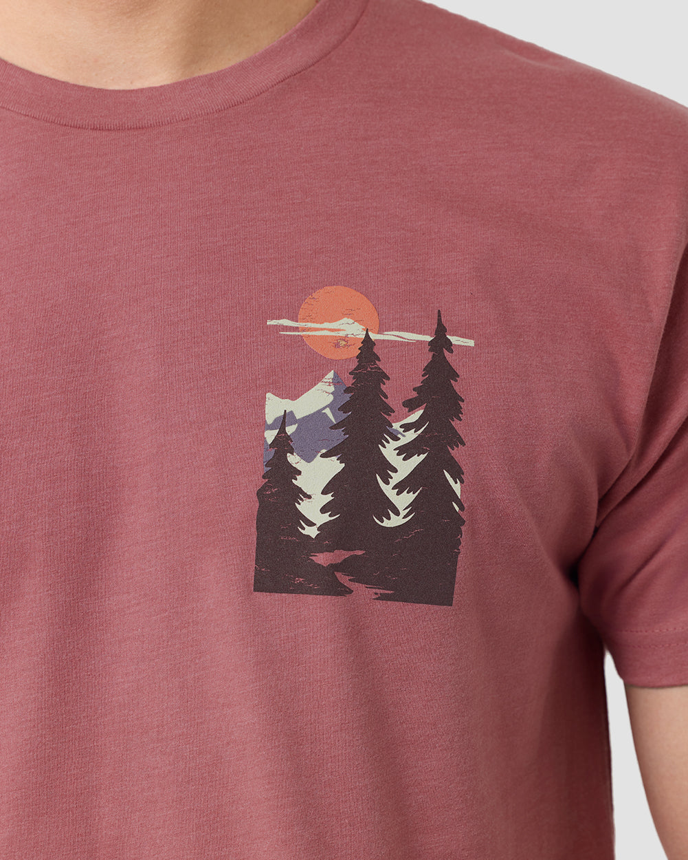 Purple Peaks II Tee