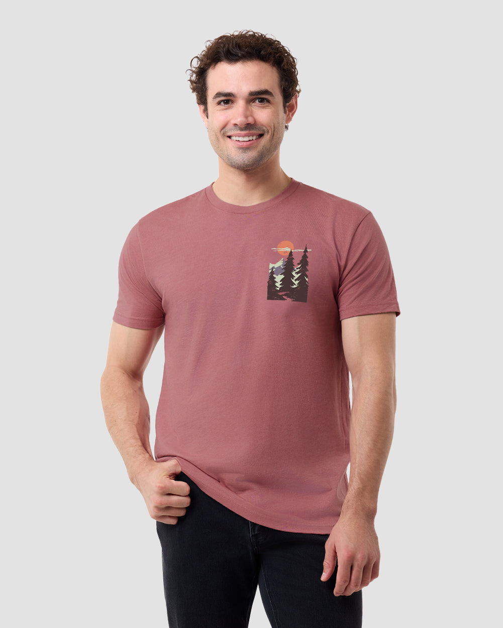 Purple Peaks II Tee