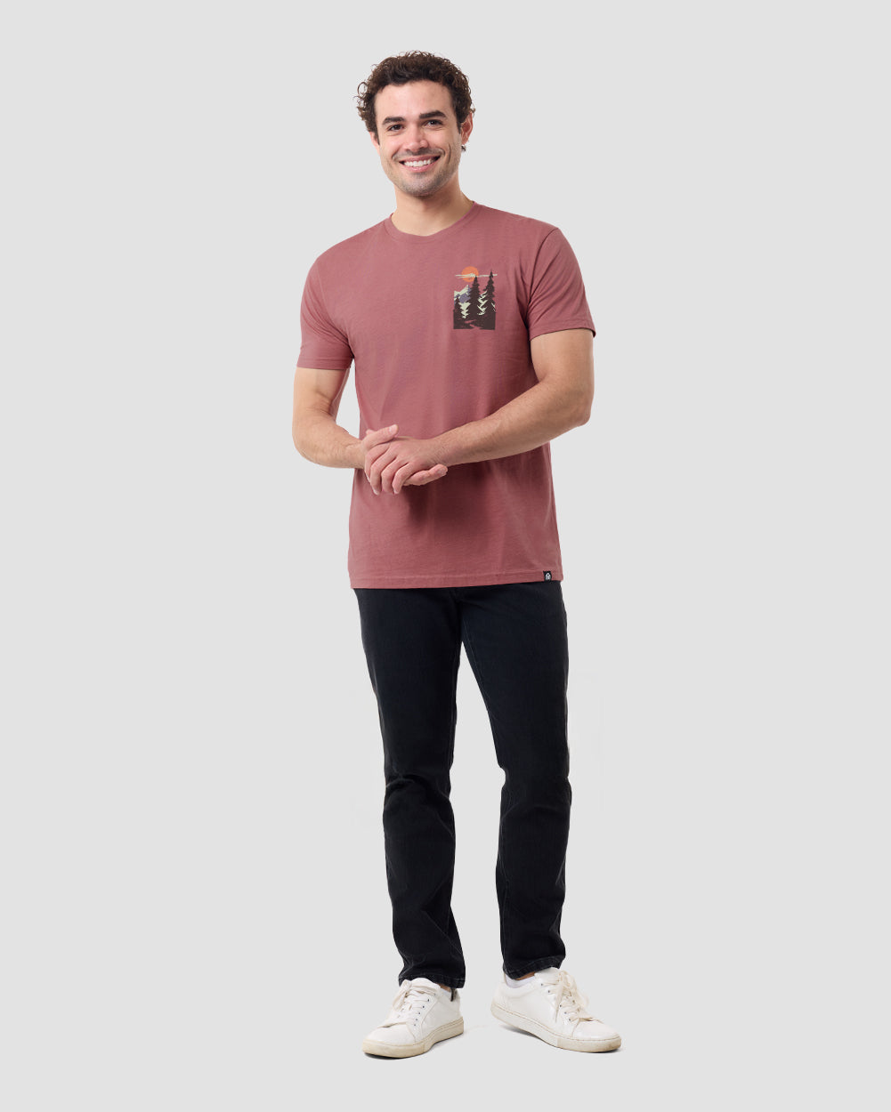 Purple Peaks II Tee