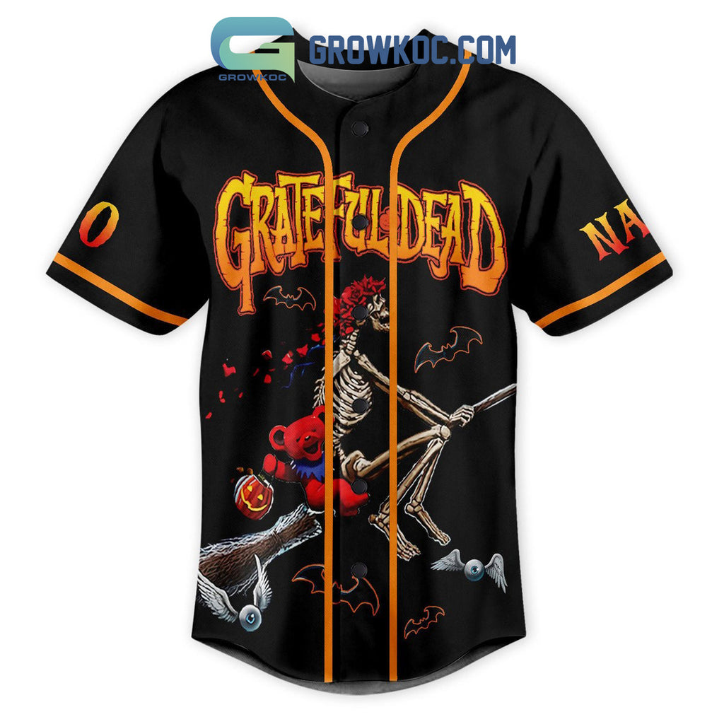 Grateful Dead A Friend Of The Devil Is A Friend Of Mine Personalized Baseball Jersey