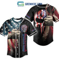 Grateful Dead American Flag Personalized Baseball Jersey