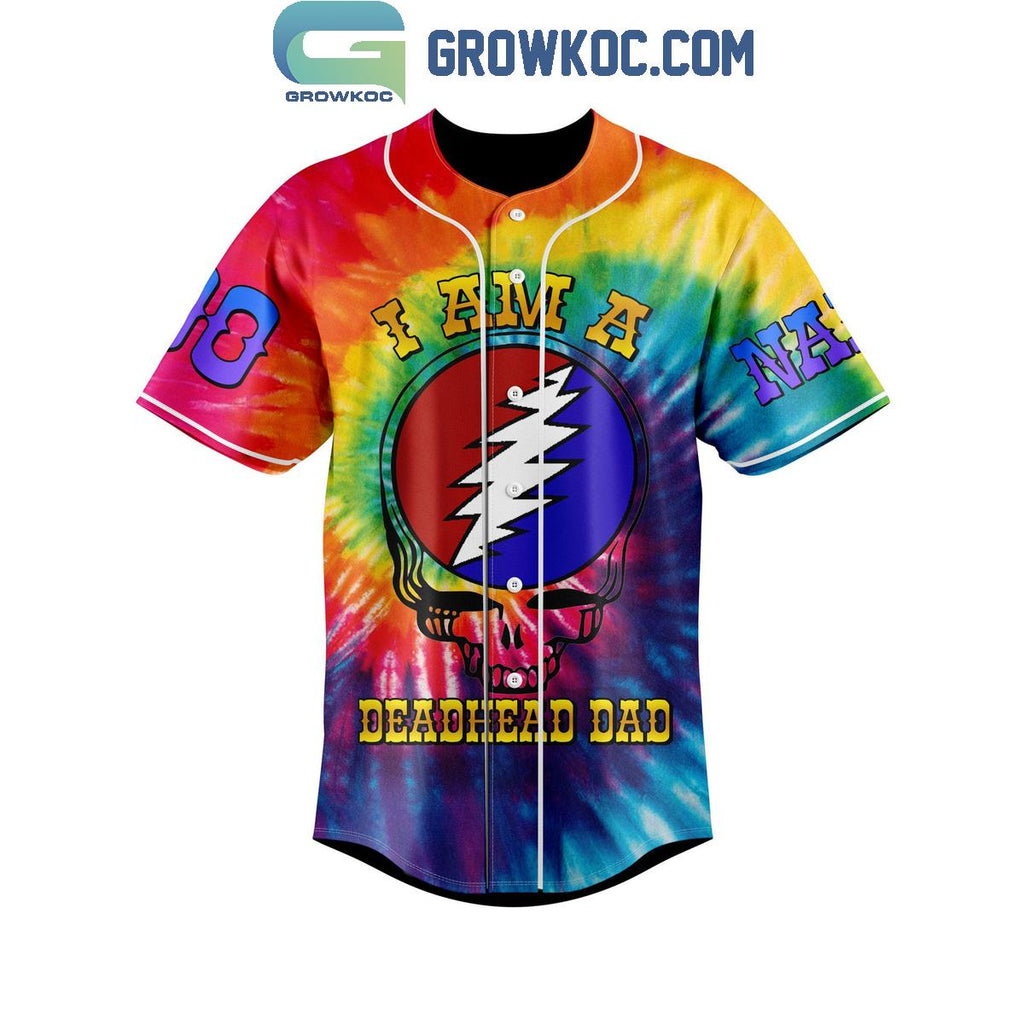 Grateful Dead Father’s Day You Are My Deadhead Hero Personalized Baseball Jersey