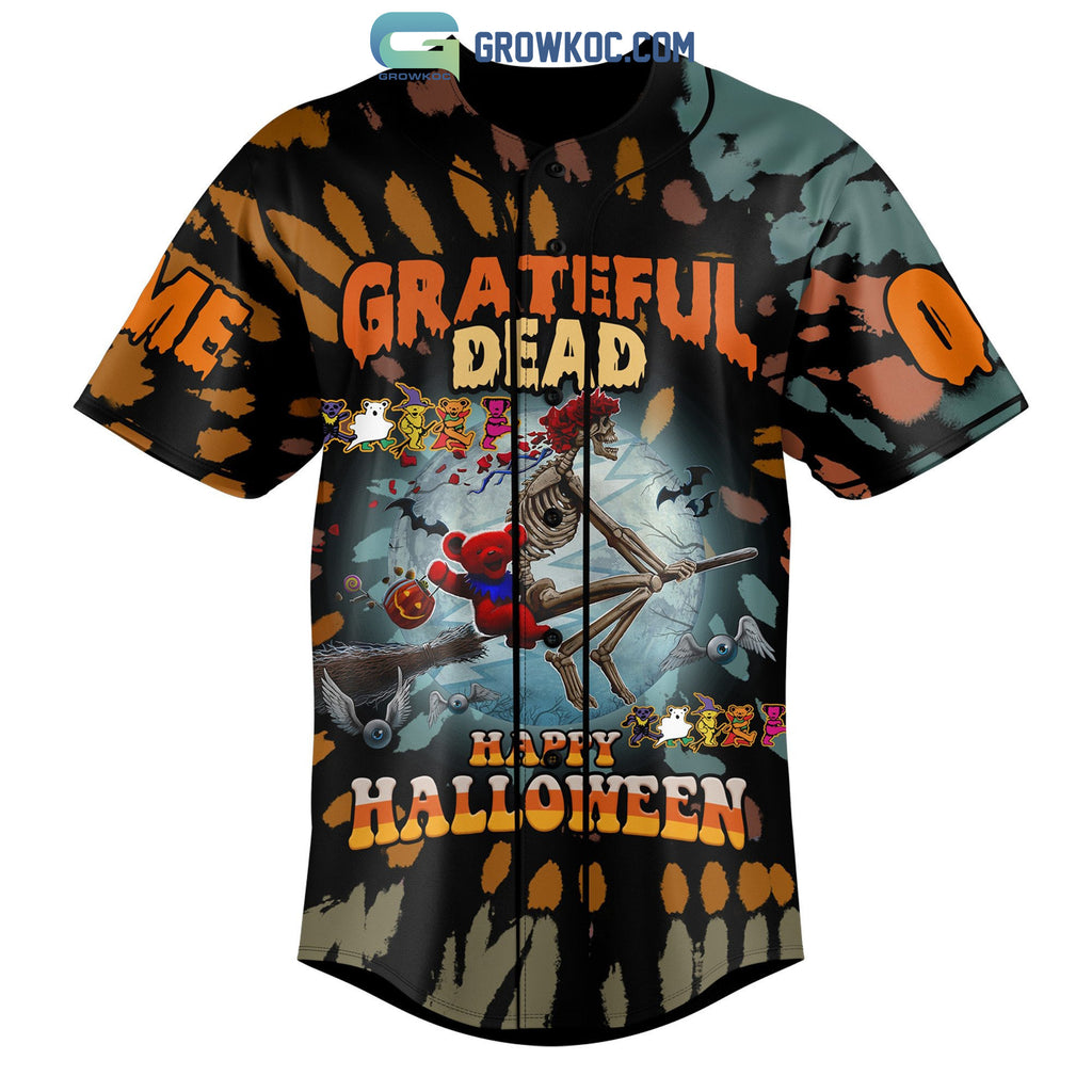 Grateful Dead Happy Halloween One More Night Personalized Baseball Jersey