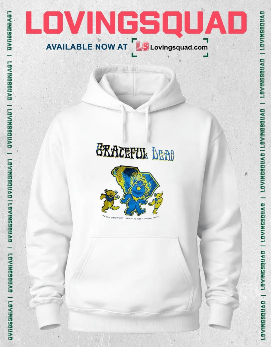 Grateful Dead Night on August 21 2026 Columbia Fireflies T-shirt