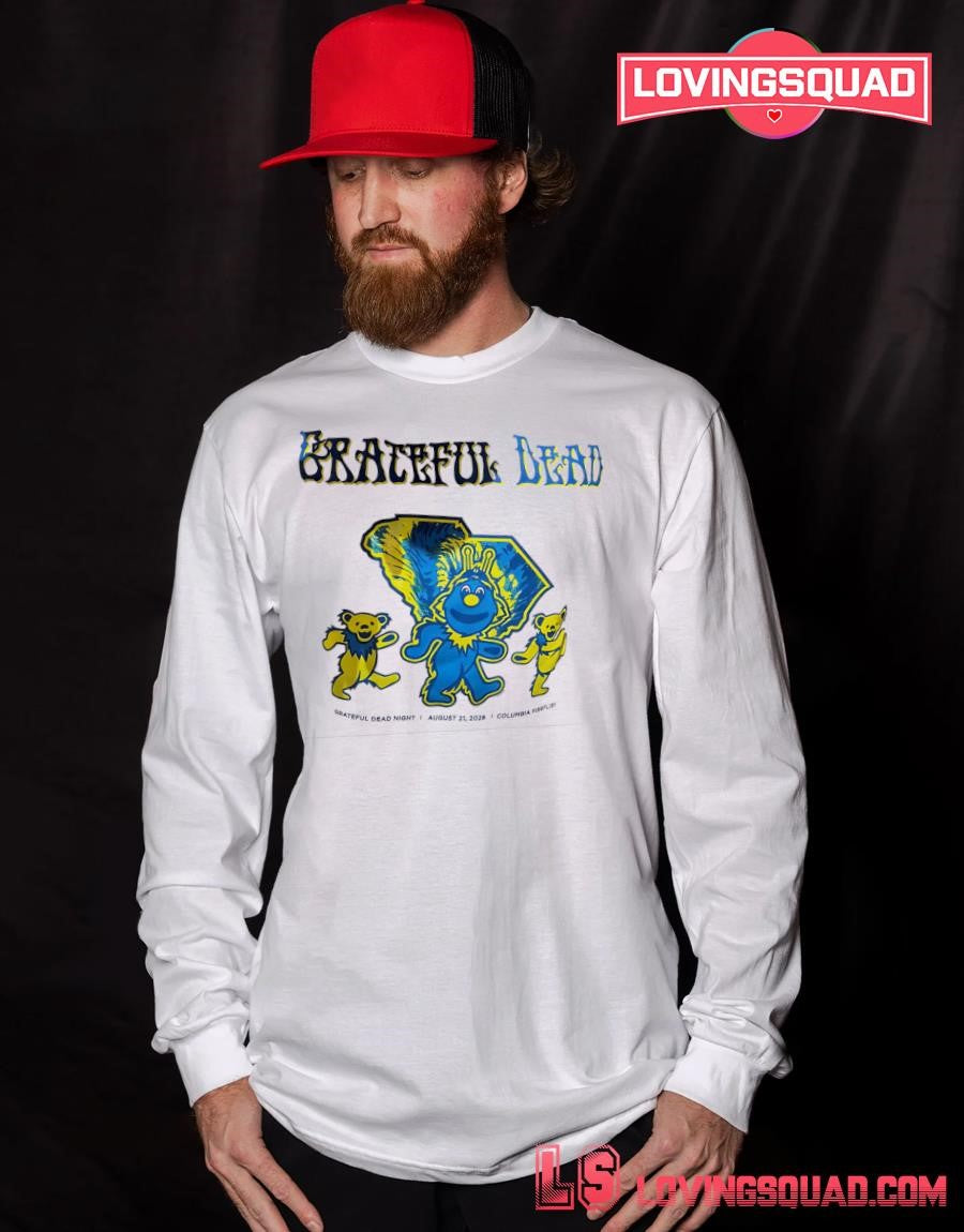 Grateful Dead Night on August 21 2026 Columbia Fireflies T-shirt