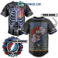 Grateful Dead Not All Who Wander Are Lost Fan Personalized Baseball Jersey