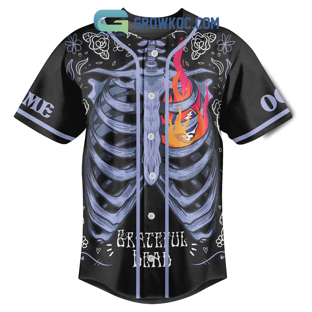 Grateful Dead Not All Who Wander Are Lost Fan Personalized Baseball Jersey