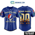 Grateful Dead Regular Dad But Cooler Personalized Baseball Jersey