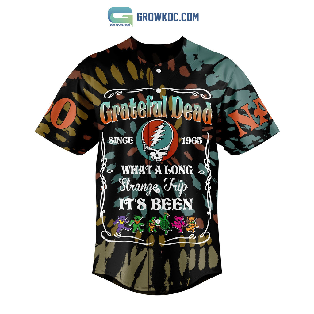 Grateful Dead What A Long Strange Trip It’s Been Personalized Baseball Jersey