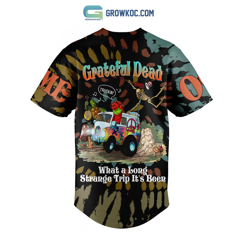 Grateful Dead What A Long Strange Trip It’s Been Personalized Baseball Jersey