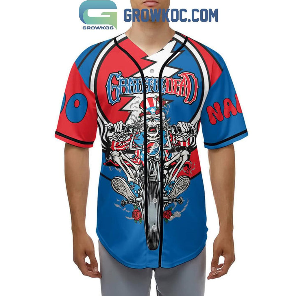 Grateful Dead Make America Grateful Again Personalized Baseball Jersey