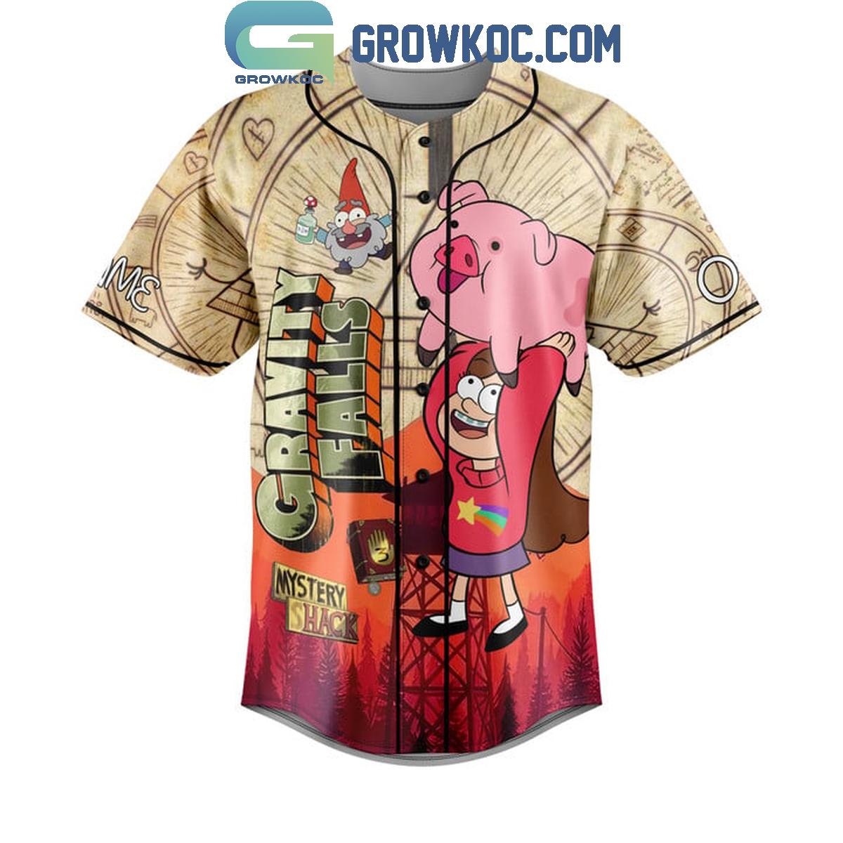 Gravity Falls Start Mystery Hack Personalized Baseball Jersey