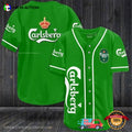 Green Carlsberg Baseball Jersey