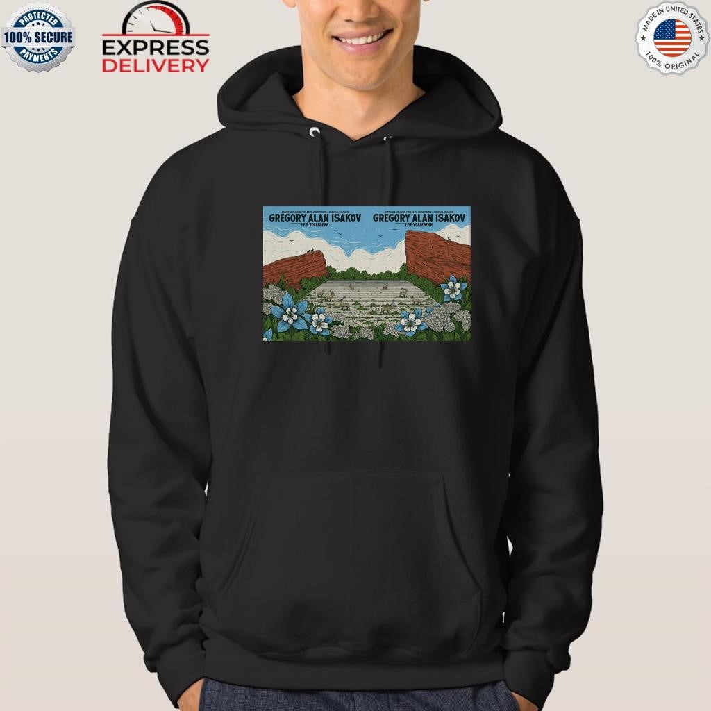 Gregory Alan Isakov At Red Rocks Amphitheatre On Aug 31-Sept 1 2025 Shirt