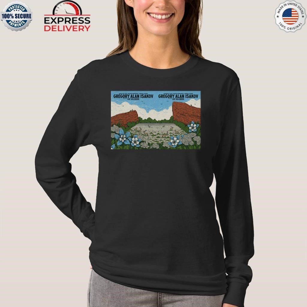 Gregory Alan Isakov At Red Rocks Amphitheatre On Aug 31-Sept 1 2025 Shirt