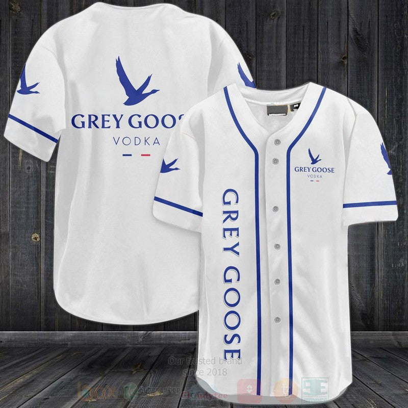 FASHION Grey Goose Baseball Jerseys Botton Shirt