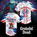 Grillin’ And Chillin’ Grateful Dead Style Personalized Baseball Jersey