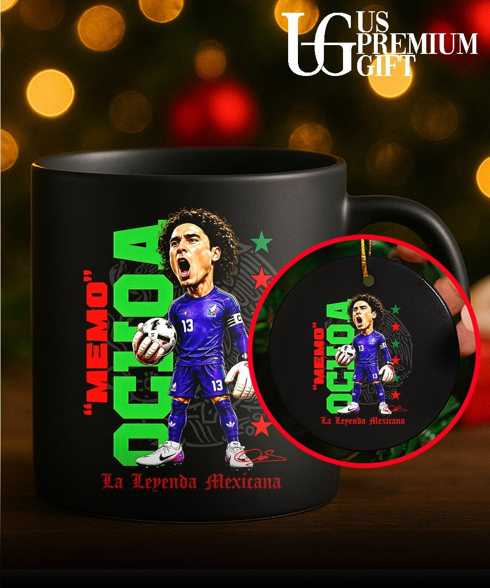 Guillermo Ochoa Mexico National Team Memo Ochoa La Leyenda Mexicana caricature shirt