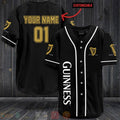 FASHION Guinness 1759 Personalized Baseball Jerseys Botton Shirt