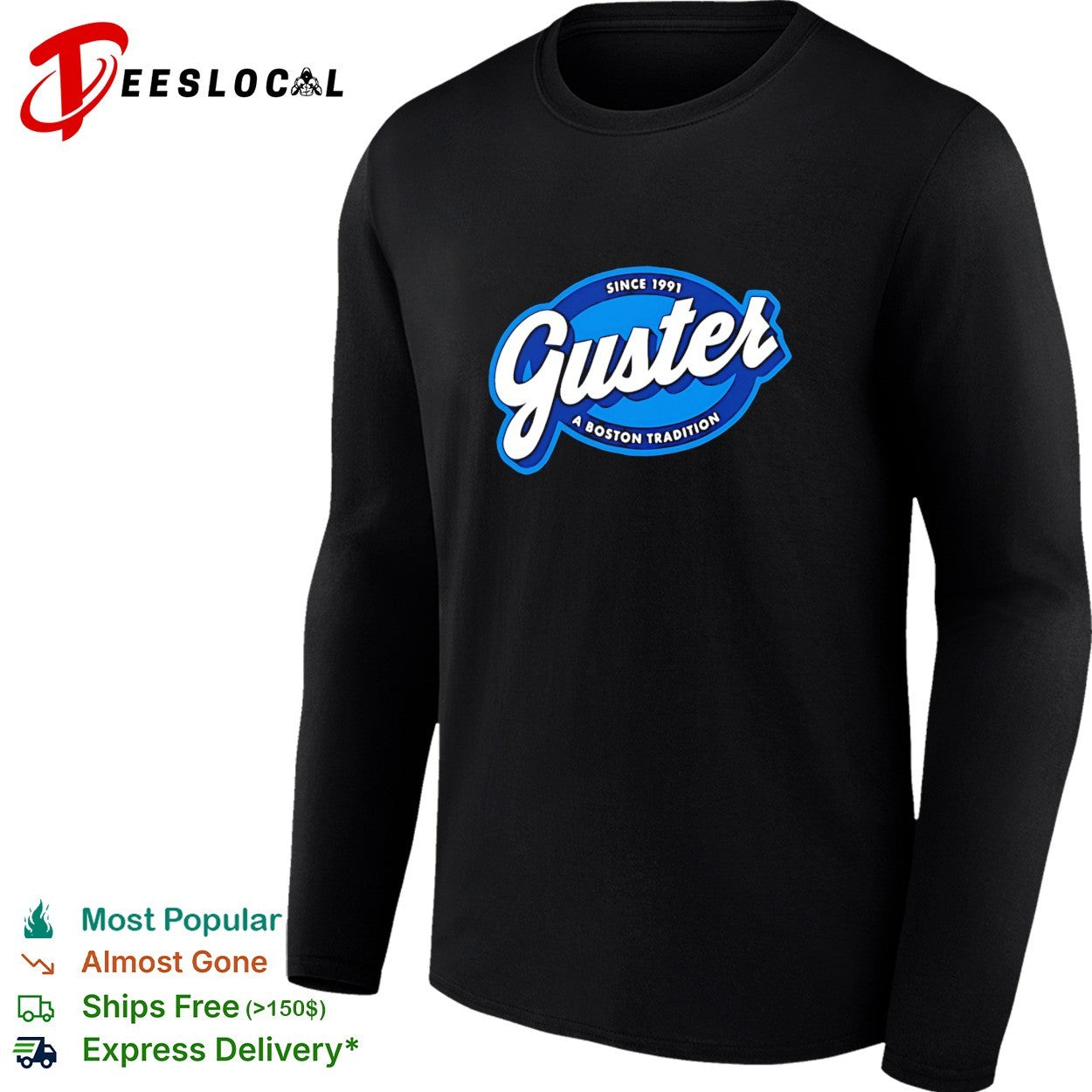 Guster since 1991 a Boston tradition logo shirt