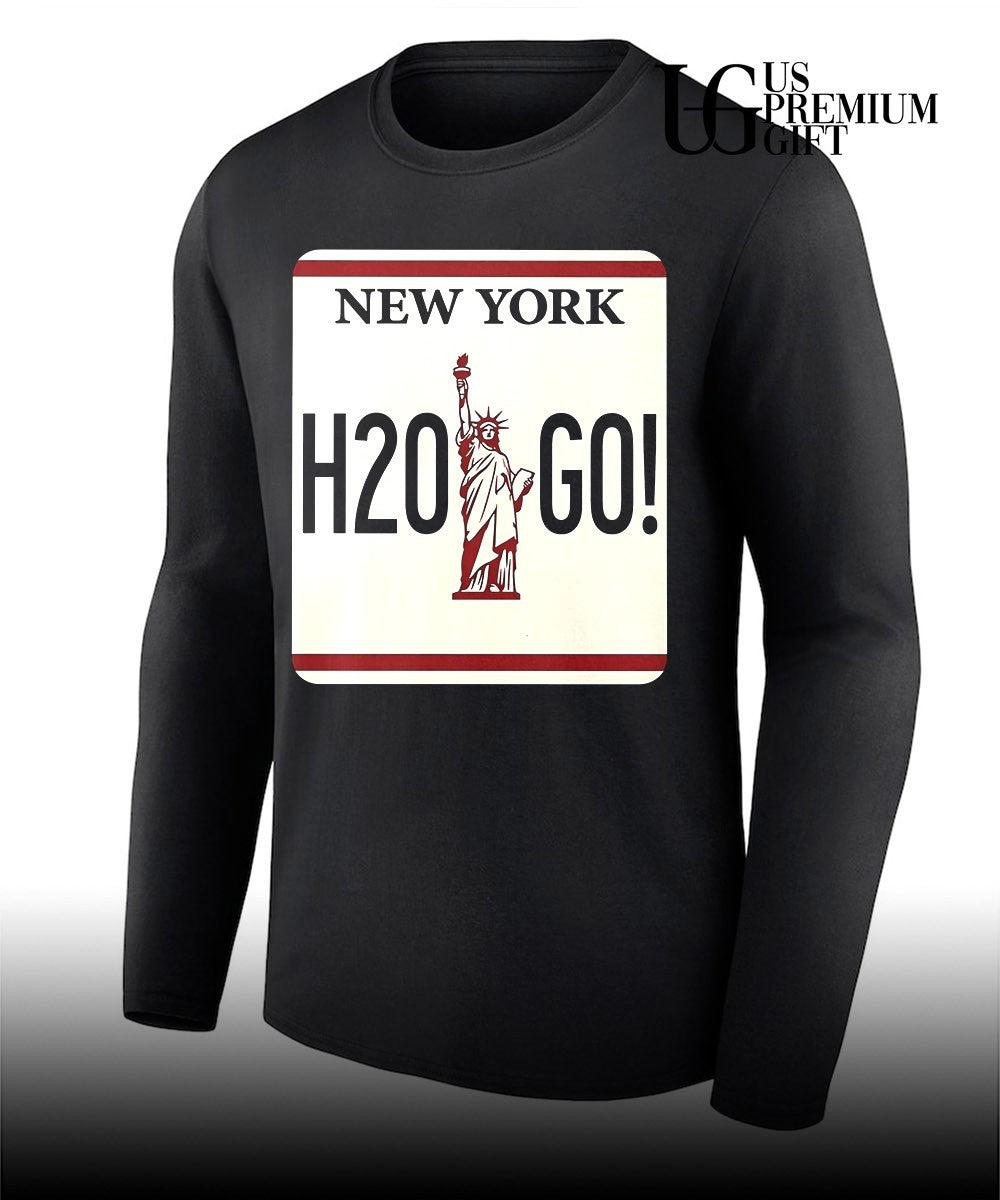 H2o Go License Plate New York shirt