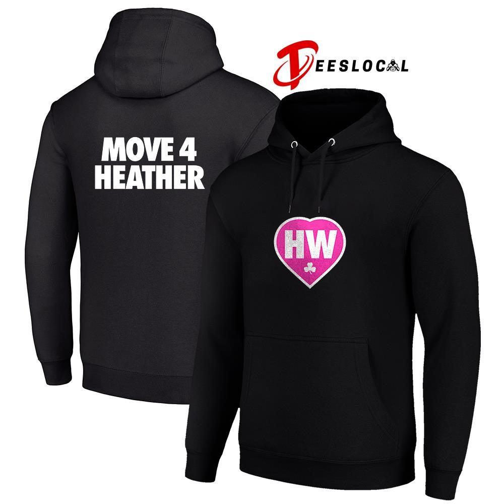 HW move 4 Heather heart text shirt