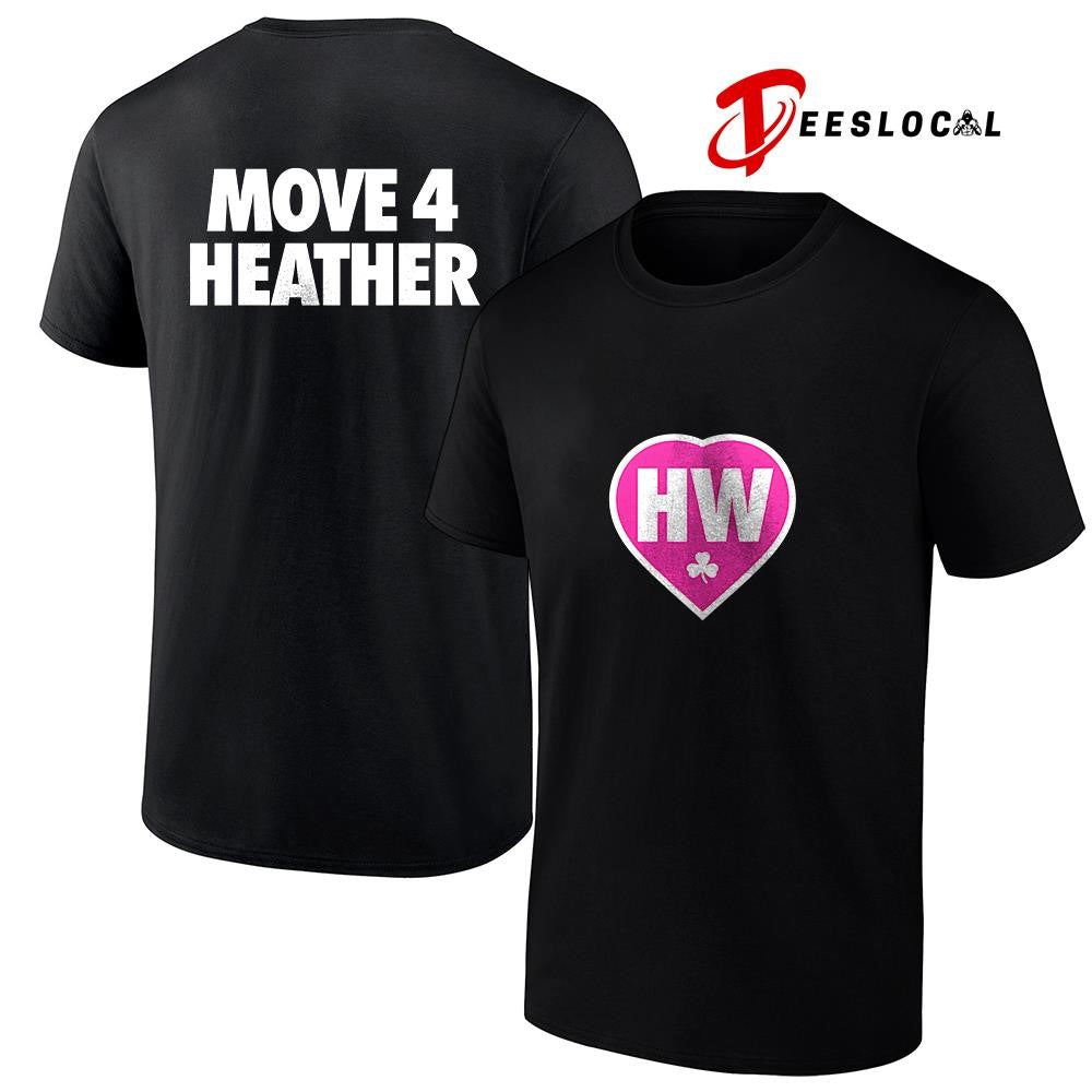 HW move 4 Heather heart text shirt
