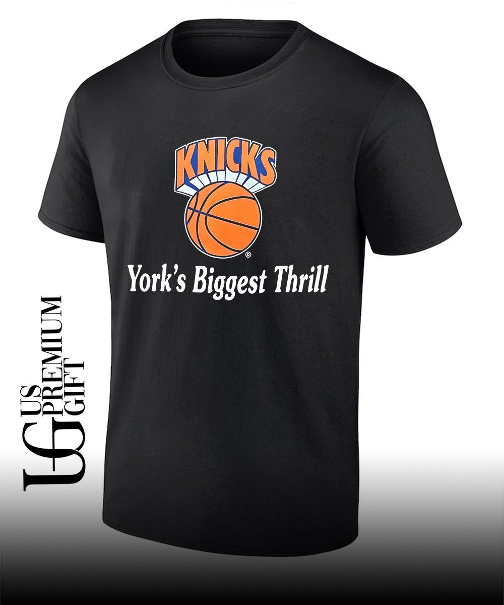 Hailey Bieber Knicks York’s Biggest Thrill logo shirt