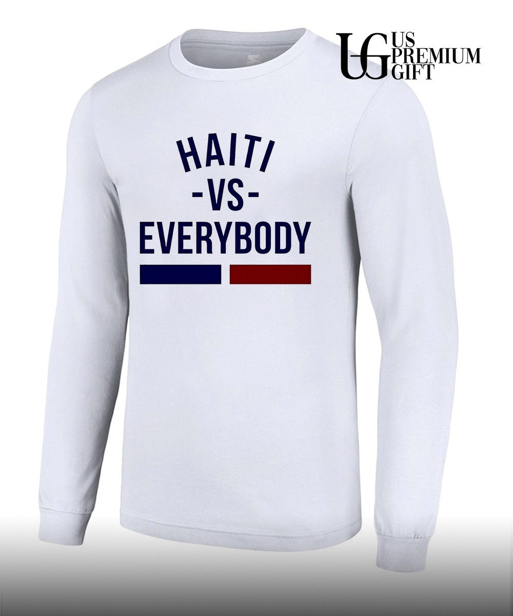 Haiti vs Everybody Haitian flag shirt