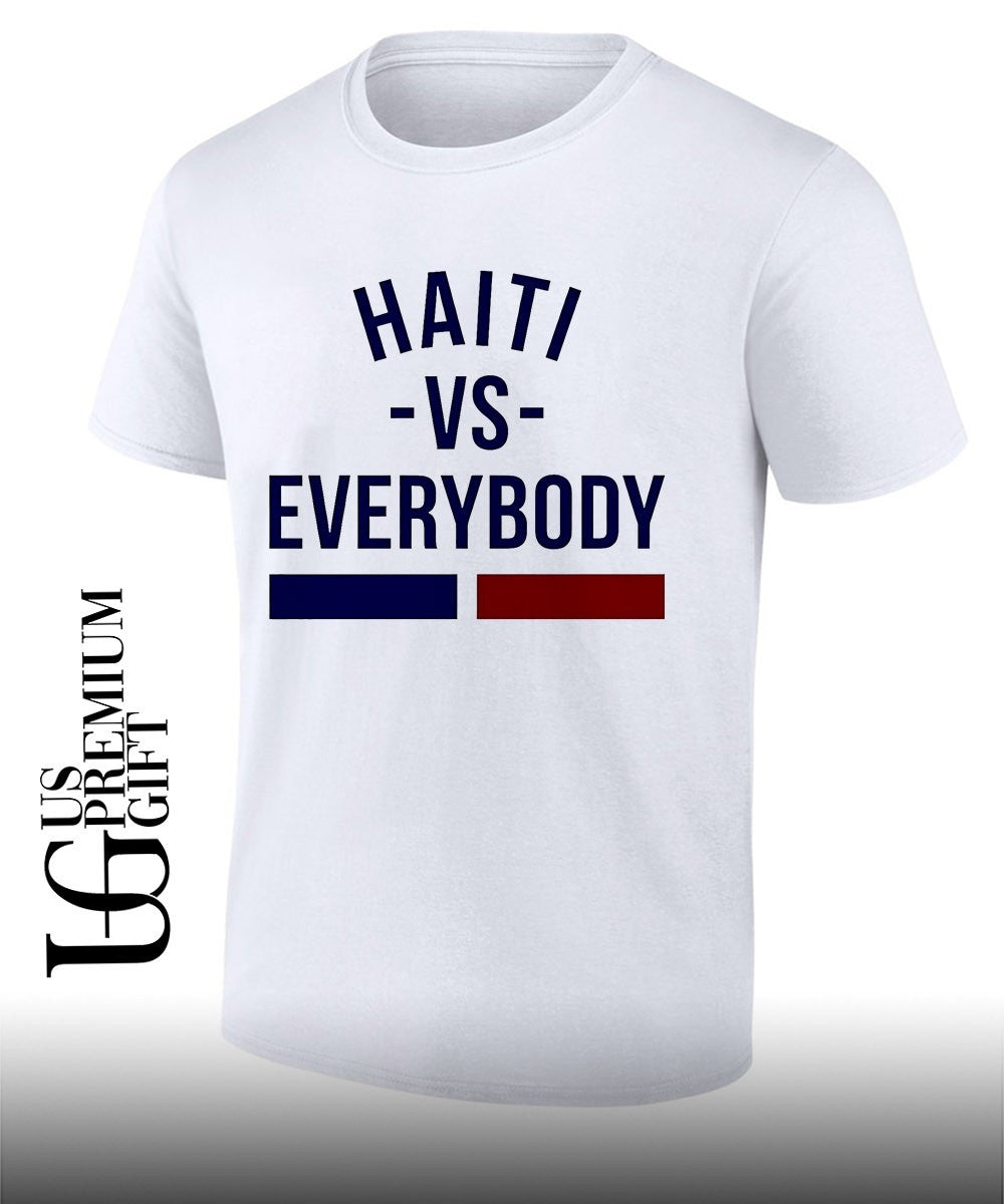 Haiti vs Everybody Haitian flag shirt