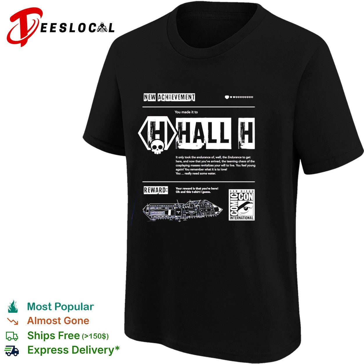 Hall H achievement San Diego Comic Con shirt
