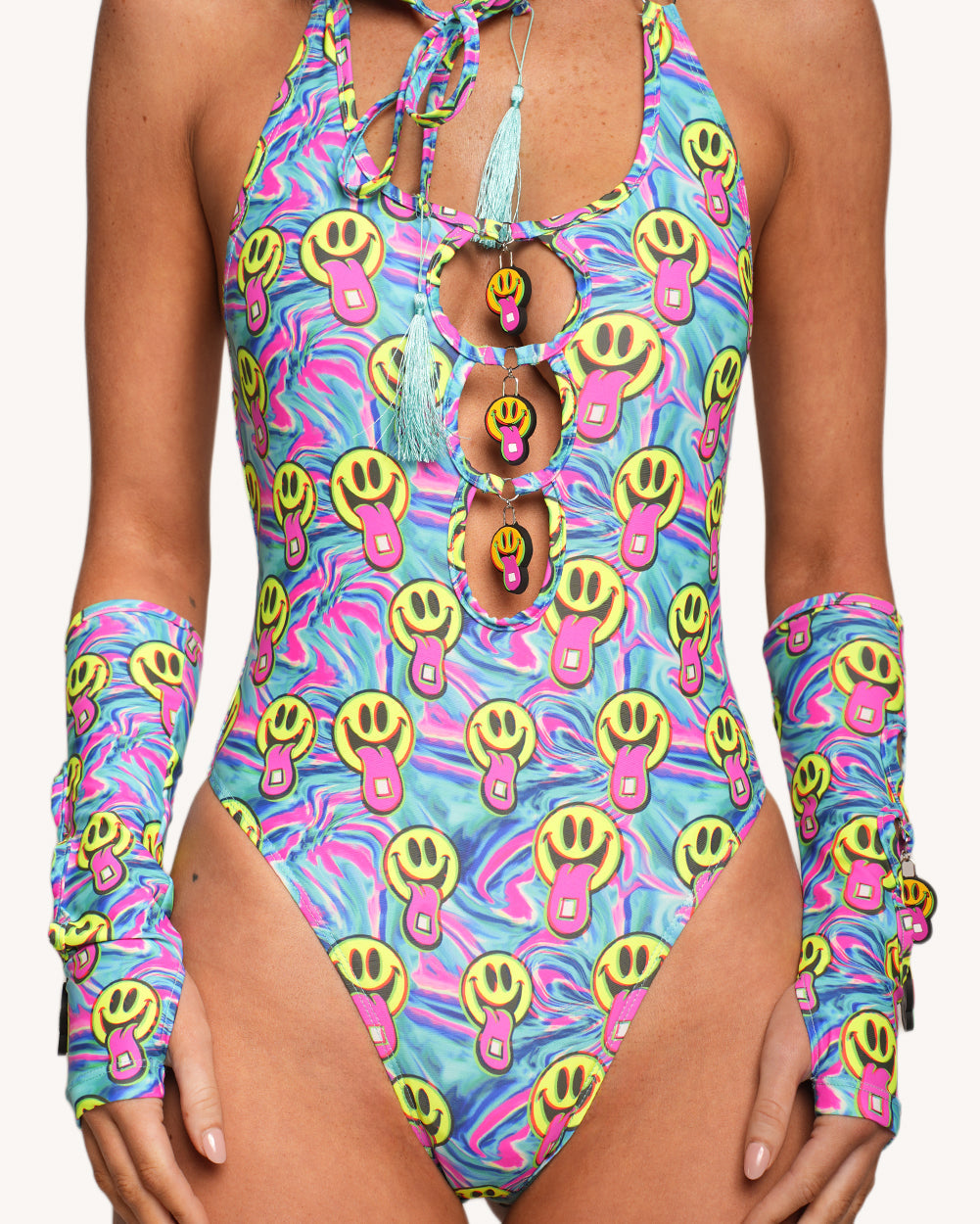 Happy Hour Bodysuit with Sleeves