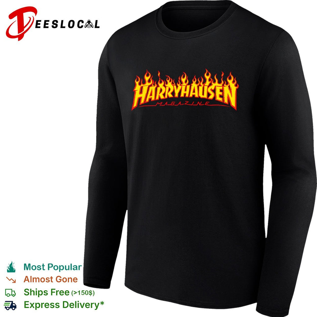 Harryhausen Magazine Fire shirt